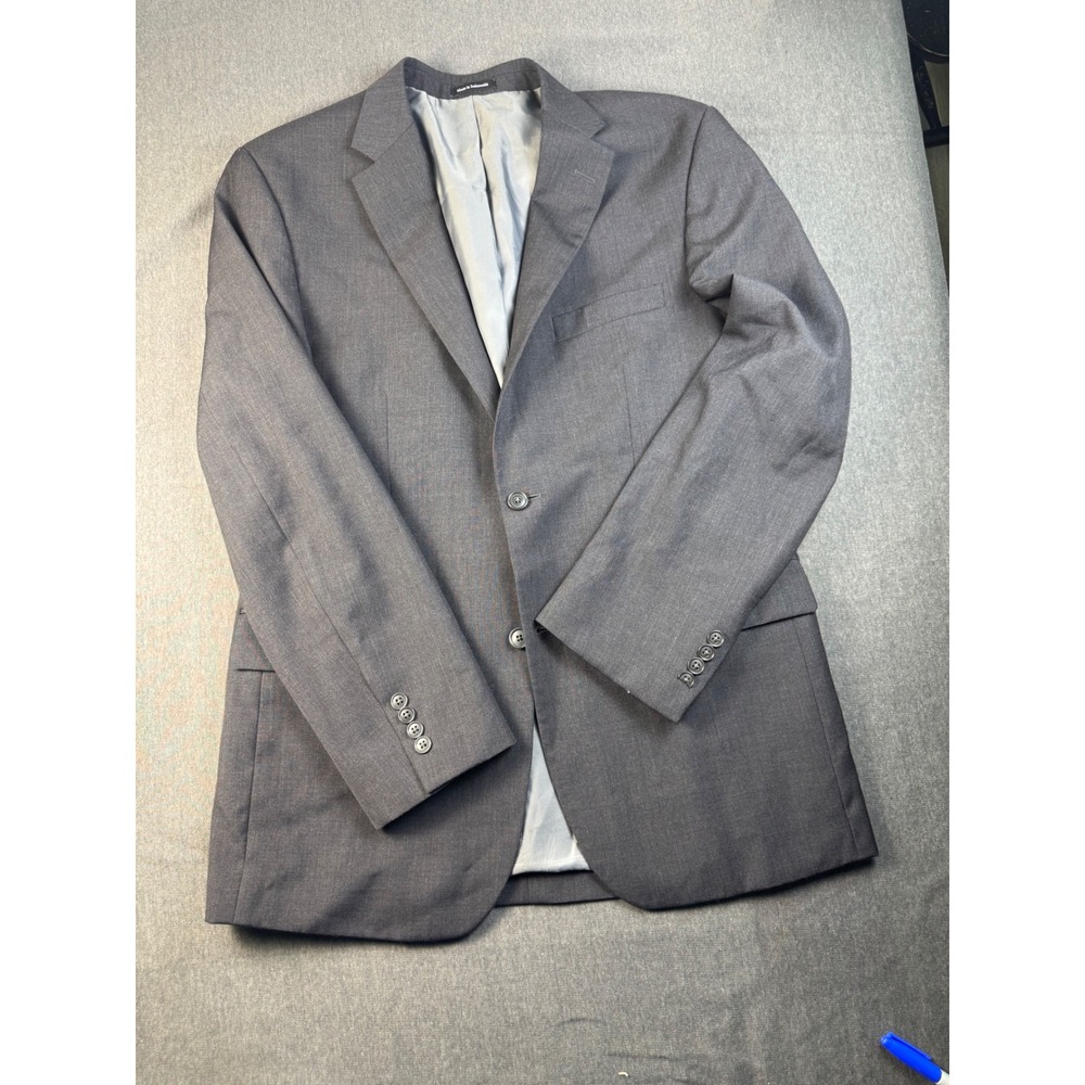 Pronto Uomo Men's Gray Two Button Blazer Business‎ Casual Jacket